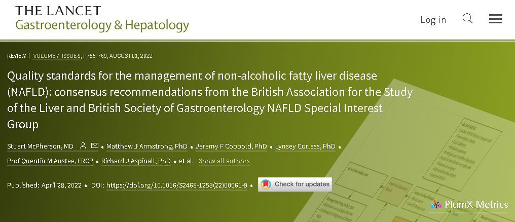 FibroScan瞬時(shí)彈性成像技術(shù)獲得英國(guó)BASL-BSG關(guān)于NAFLD管理質(zhì)量標(biāo)準(zhǔn)最新共識(shí)的推薦！