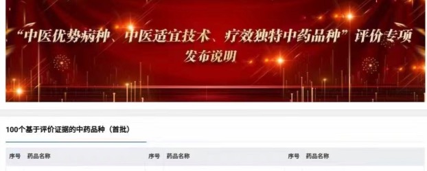 福瑞股份復(fù)方鱉甲軟肝片入選全國100個(gè)基于評價(jià)證據(jù)的中藥優(yōu)勢品種